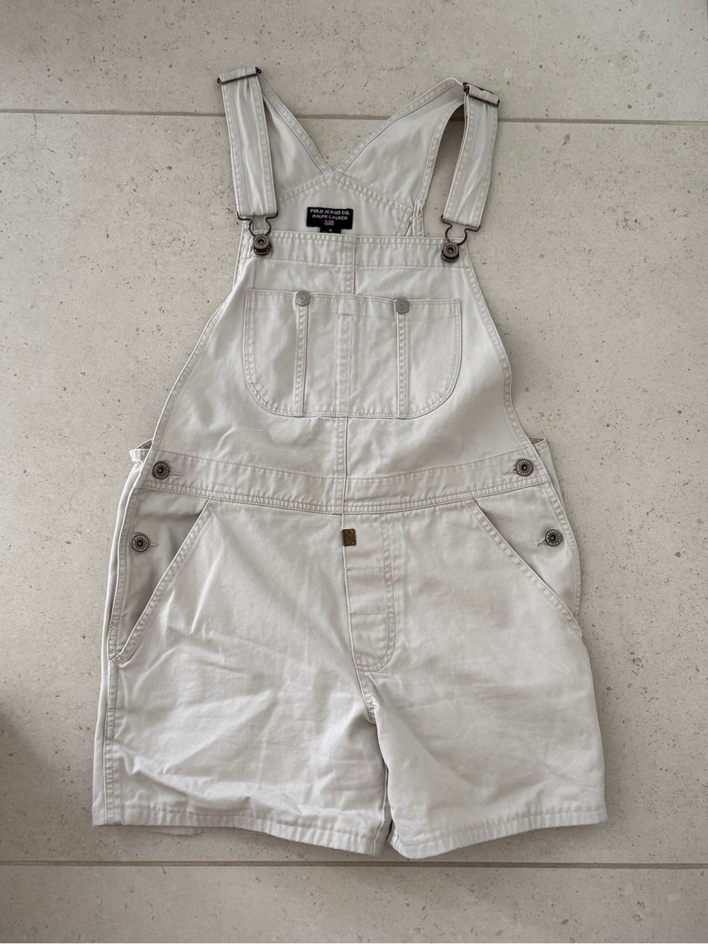 Vintage Polo Ralph Lauren Cream Overalls